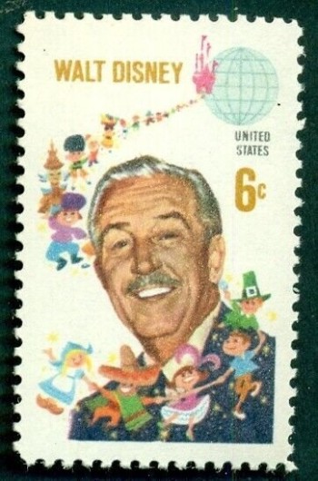 #1355, 6¢ WALT DISNEY STAMPS LOT OF 400, MINT